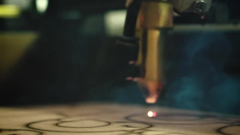 Stock Video Industrial Laser Cutter Animated Wallpaper - Free Live Wallpaper