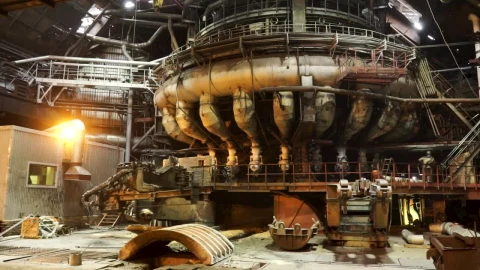 Stock Video Industrial Furnace In A Factory Animated Wallpaper - Free Live Wallpaper