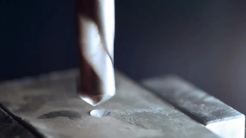 Stock Video Industrial Drill Drilling Metal Animated Wallpaper - Free Live Wallpaper