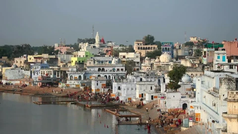 Stock Video Indian City By The River Animated Wallpaper - Free Live Wallpaper
