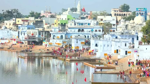 Stock Video India Tourists Enjoying Pushkar Lake Animated Wallpaper - Free Live Wallpaper