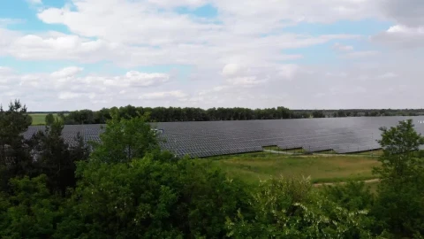Stock Video Immense Field Of Solar Panels Aerial View Animated Wallpaper - Free Live Wallpaper