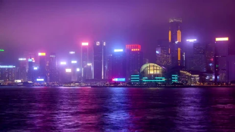 Stock Video Im Considered Lights Reflecting In The Ocean Animated Wallpaper - Free Live Wallpaper