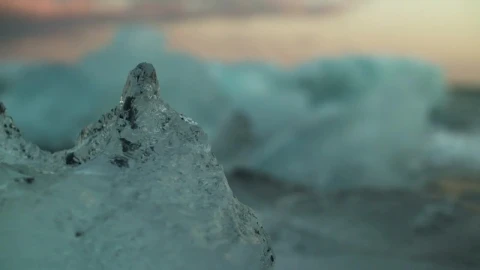 Stock Video Icebergs Breaking On The Shore Animated Wallpaper - Free Live Wallpaper