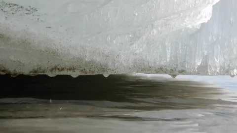 Stock Video Ice Thawing On A River Animated Wallpaper - Free Live Wallpaper