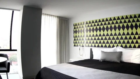 Stock Video Hotel Room With Modern Minimalist Style Animated Wallpaper - Free Live Wallpaper