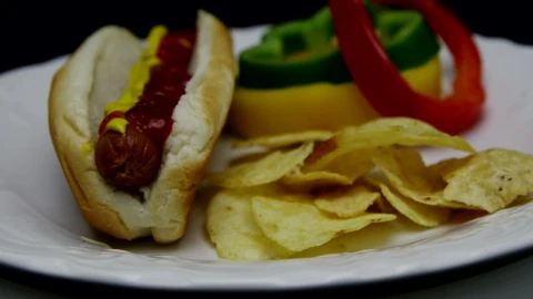 Stock Video Hotdog With Ketchup And Mustard Animated Wallpaper - Free Live Wallpaper