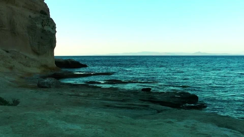 Stock Video Horizon At Sea From A Rocky Coastline Animated Wallpaper - Free Live Wallpaper