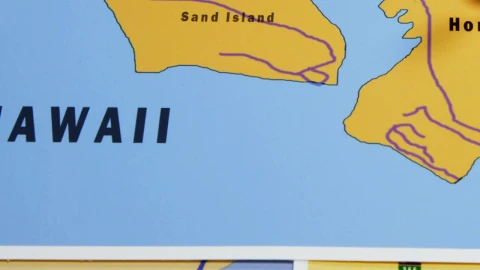 Stock Video Honolulu On A Map Animated Wallpaper - Free Live Wallpaper