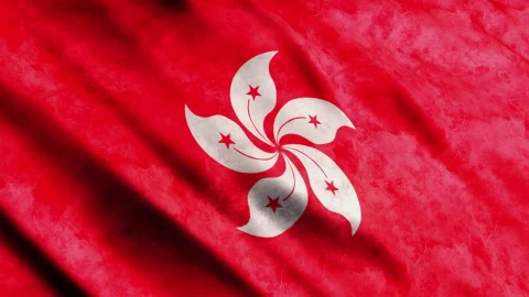 Stock Video Hong Kong Flag Waving D Animation Animated Wallpaper - Free Live Wallpaper