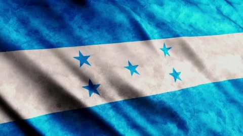 Stock Video Honduras Flag While Waving In Full Screen Animated Wallpaper - Free Live Wallpaper