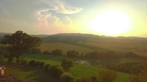 Stock Video Holiday Country House Aerial View Animated Wallpaper - Free Live Wallpaper