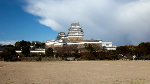 Stock Video Historical Japanese Castle Animated Wallpaper - Free Live Wallpaper