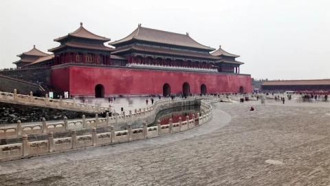 Stock Video Historic Gate Building In Beijing Animated Wallpaper - Free Live Wallpaper