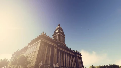 Stock Video Historic Building Low View Animated Wallpaper - Free Live Wallpaper
