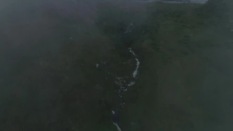 Stock Video Hills With Fog Over The Coast Landscape Animated Wallpaper - Free Live Wallpaper
