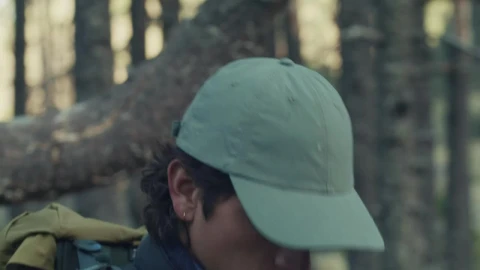 Stock Video Hiker Looking At The Sky Animated Wallpaper - Free Live Wallpaper