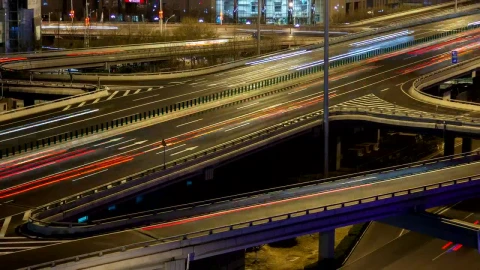 Stock Video Highway Traffic In Fast Motion Animated Wallpaper - Free Live Wallpaper
