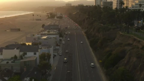 Stock Video Highway Near The Seashore In La Animated Wallpaper - Free Live Wallpaper