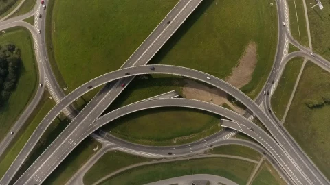 Stock Video Highway Intersection Animated Wallpaper - Free Live Wallpaper