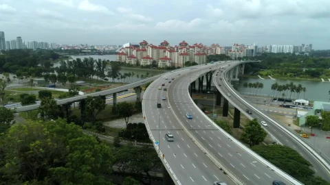 Stock Video Highway In Singapore Animated Wallpaper - Free Live Wallpaper