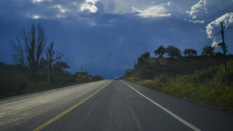 Stock Video Highway From The Point Of View Of A Car Animated Wallpaper - Free Live Wallpaper