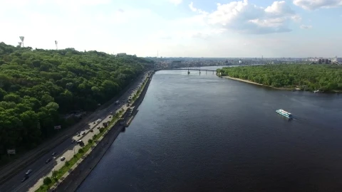 Stock Video Highway By The Riverside Animated Wallpaper - Free Live Wallpaper