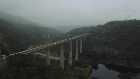 Stock Video Highway Bridge Aerial Shot Animated Wallpaper - Free Live Wallpaper