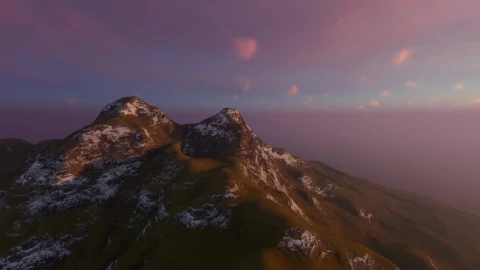 Stock Video High Mountain Aerial Shot Animated Wallpaper - Free Live Wallpaper