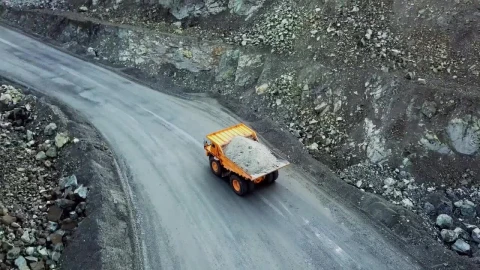 Stock Video Heavy Truck Transporting Material Animated Wallpaper - Free Live Wallpaper