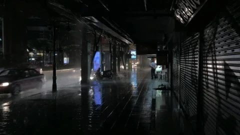 Stock Video Heavy Rain In Thailand Animated Wallpaper - Free Live Wallpaper