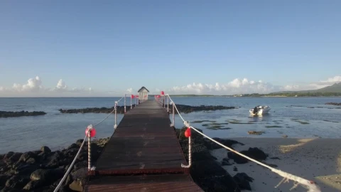 Stock Video Heading Out Over A Pier Animated Wallpaper - Free Live Wallpaper