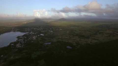 Stock Video Harbor Town On Mauritius Animated Wallpaper - Free Live Wallpaper