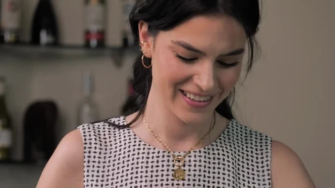Stock Video Happy Woman Preparing Salad Animated Wallpaper - Free Live Wallpaper