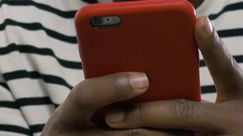 Stock Video Happy Man Texting On His Smartphone Animated Wallpaper - Free Live Wallpaper