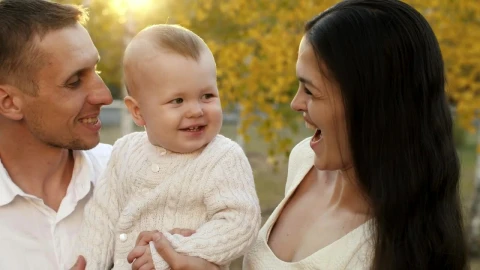 Stock Video Happy Family With A Small Baby Animated Wallpaper - Free Live Wallpaper