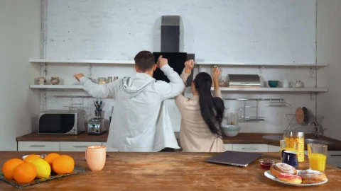 Stock Video Happy Couple Dancing In A Kitchen Animated Wallpaper - Free Live Wallpaper