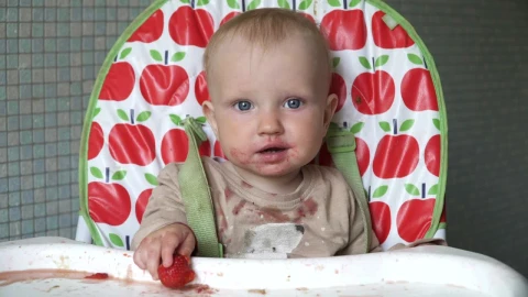 Stock Video Happy Baby Looking At The Camera Animated Wallpaper - Free Live Wallpaper