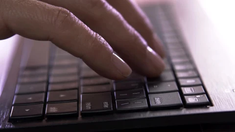 Stock Video Hands Typing On A Flat Keyboard Animated Wallpaper - Free Live Wallpaper