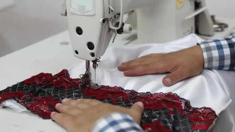 Stock Video Hands Of A Man Sewing On A Machine Animated Wallpaper - Free Live Wallpaper