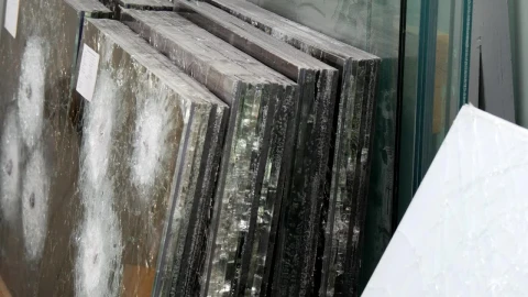 Stock Video Hands In Yellow Gloves Touching Glass Sheets Animated Wallpaper - Free Live Wallpaper