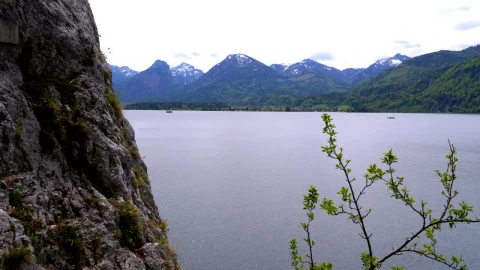 Stock Video Landscape View Of The Lake In The Mountains Animated Wallpaper - Free Live Wallpaper