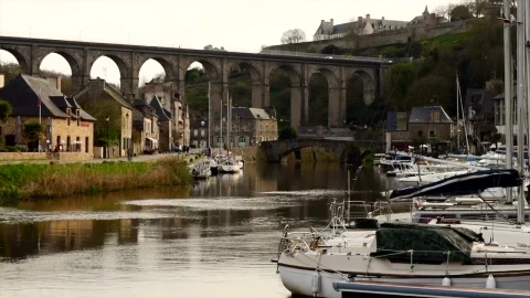 Stock Video Landscape Of The Dock In A Small Village Animated Wallpaper - Free Live Wallpaper