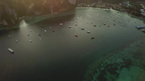 Stock Video Landscape Of A Bay During A Sunset Animated Wallpaper - Free Live Wallpaper
