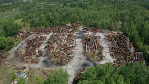 Stock Video Landfill In Chernobyl Animated Wallpaper - Free Live Wallpaper