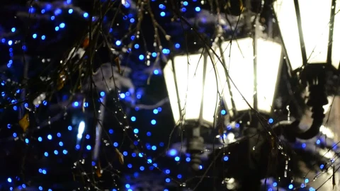 Stock Video Lamps And Blue Lights Animated Wallpaper - Free Live Wallpaper