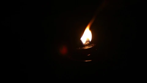 Stock Video Lamp Burning In The Wind Animated Wallpaper - Free Live Wallpaper