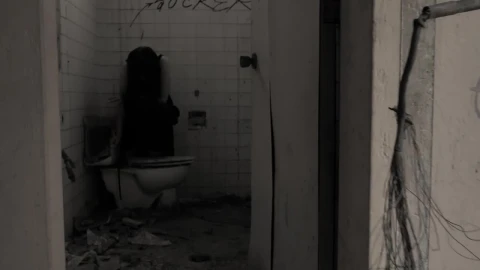 Stock Video Lamenting Ghost At A Abandoned Spot Animated Wallpaper - Free Live Wallpaper