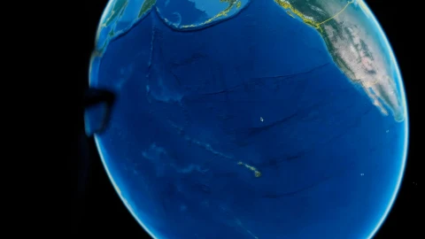 Stock Video Man In Front Of A Computer While Using Google Earth Animated Wallpaper - Free Live Wallpaper
