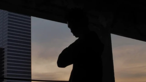 Stock Video Man In An Abandoned Building Animated Wallpaper - Free Live Wallpaper
